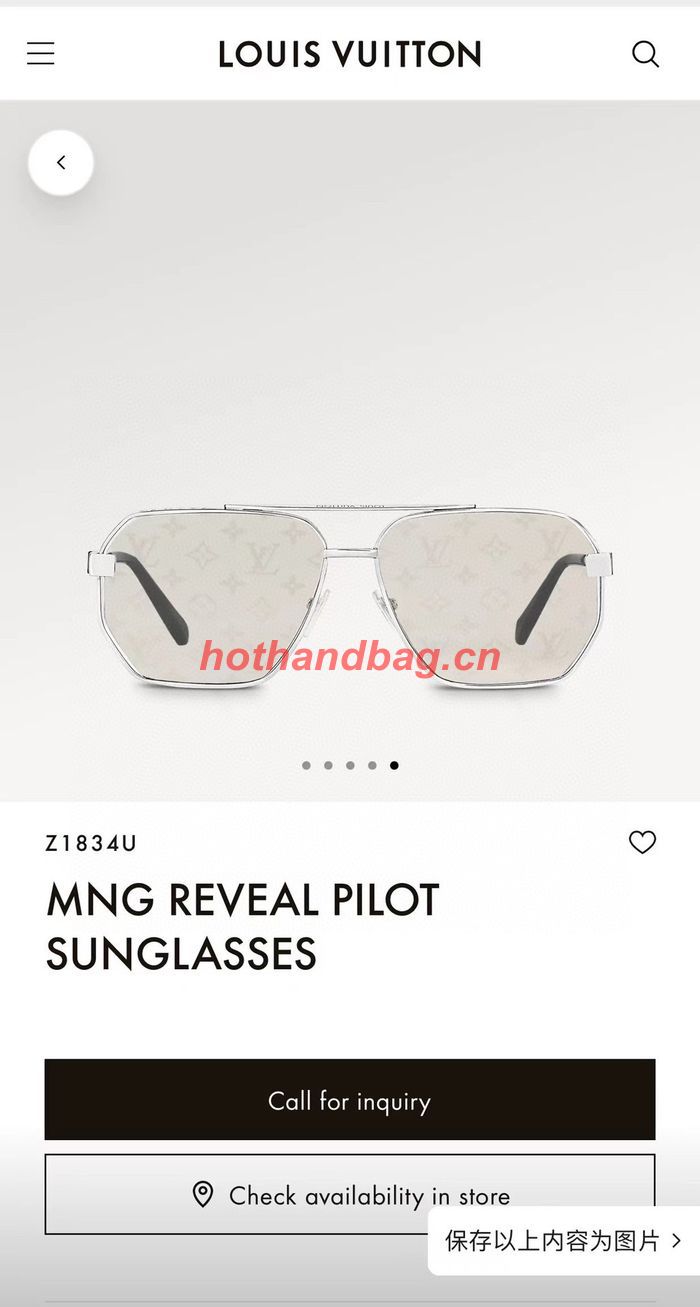 Louis Vuitton Sunglasses Top Quality LVS02643